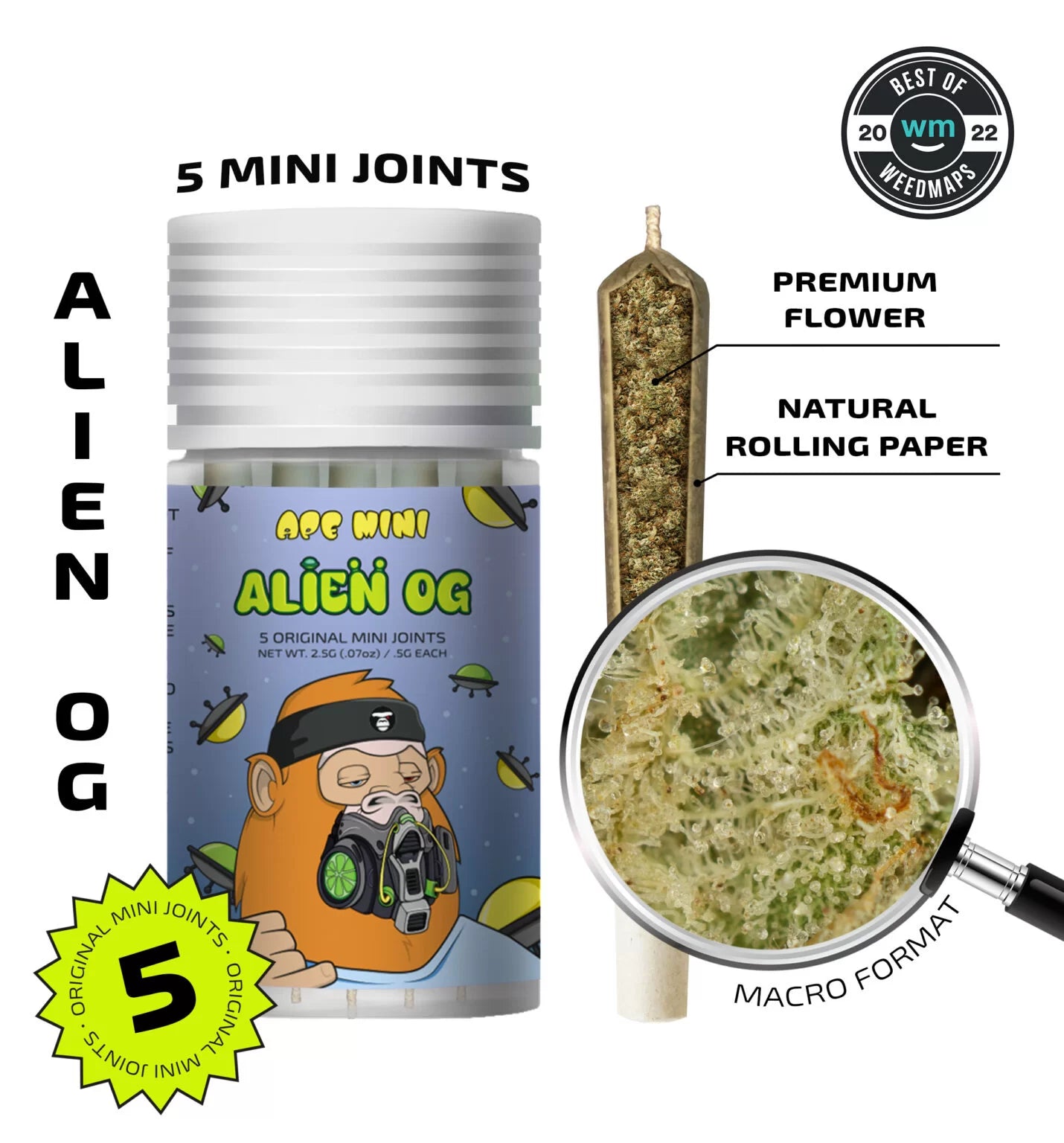 Ape 5-Pack Pre-Rolls